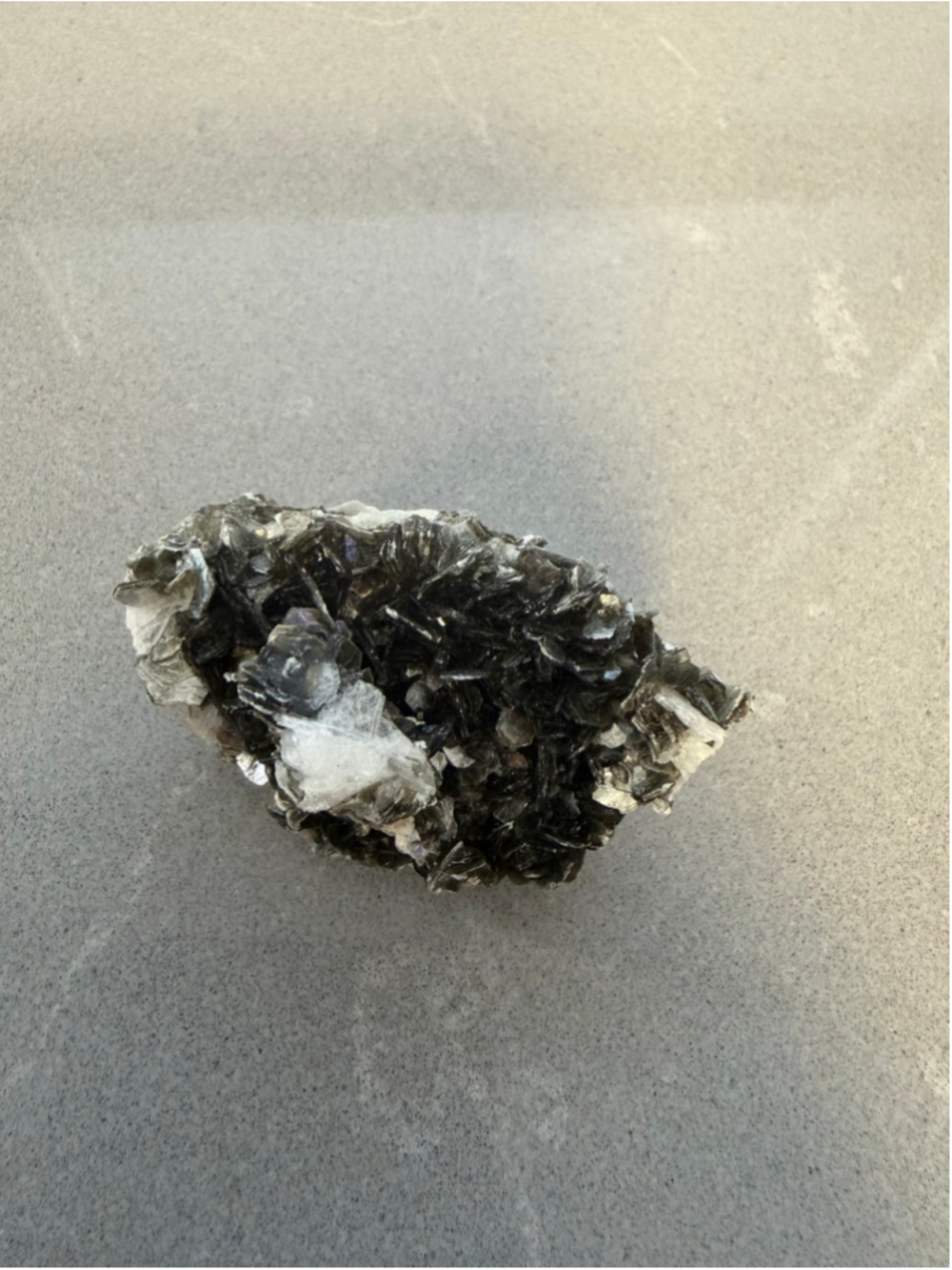 Natural Muscovite Mica Crystal Cluster on Matrix Mineral Rock Specimen